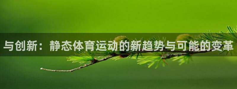 66体育平台：与创新：静态体育运动的新趋势与可能的变革